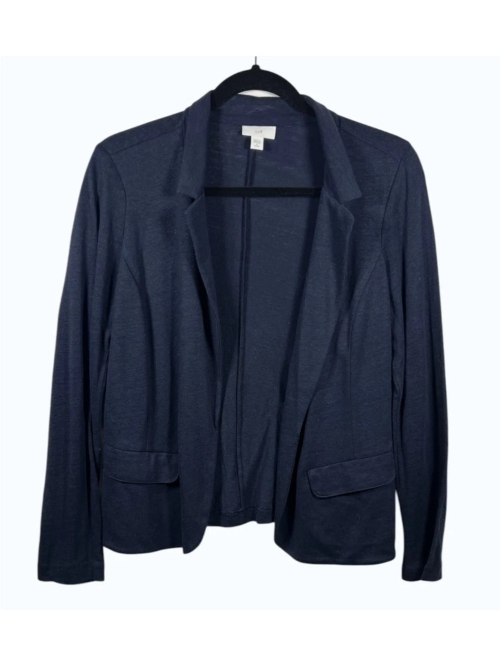J Jill Jacket Womens Linen Blazer Lightweight Open Small P Capsule Minimalist